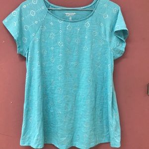 A teal tee shirt!